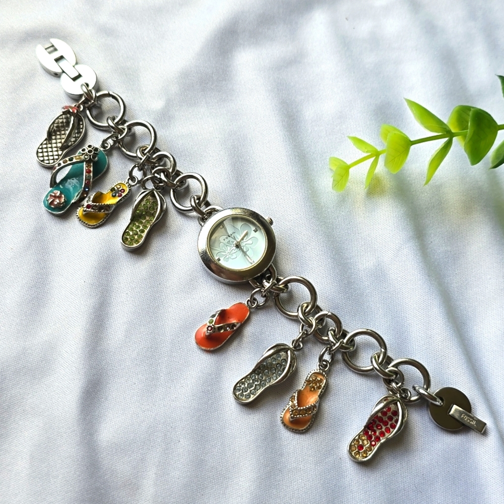 Fossil FlipFlop Charm Watch